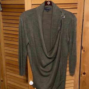OLIVE DRAPED CARDIGAN FROM THE LIMITED